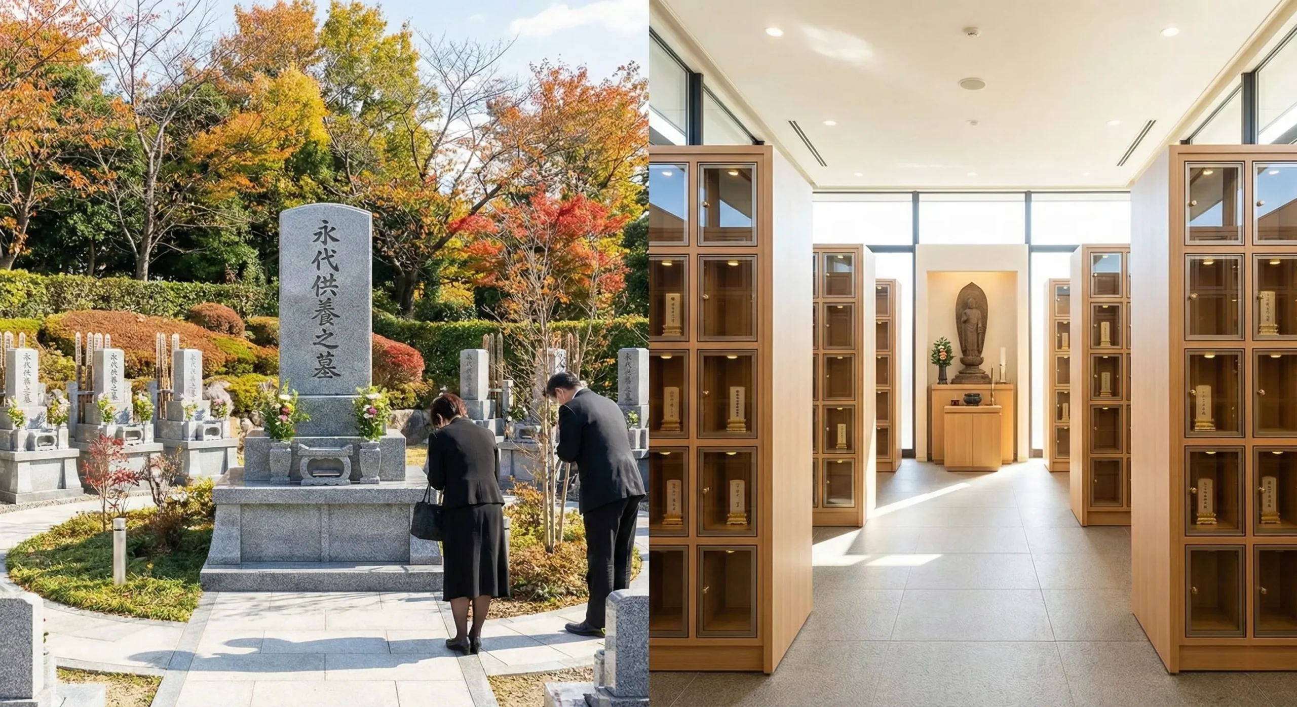 永代供養墓や納骨堂のイメージ